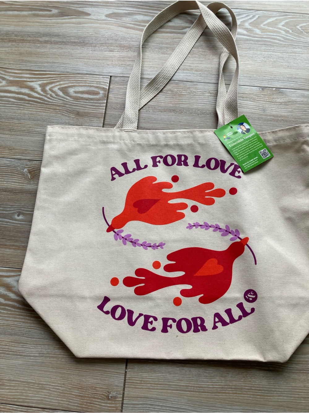 Town & Country Market Artist Series Love for All Market Tote
